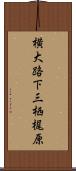 横大路下三栖梶原 Scroll