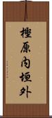 樫原内垣外 Scroll