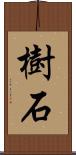 樹石 Scroll