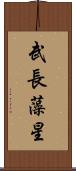 武長藻星 Scroll