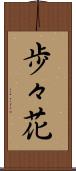 歩々花 Scroll