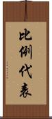 比例代表 Scroll