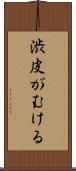 渋皮がむける Scroll