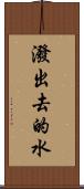 潑出去的水 Scroll