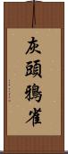 灰頭鴉雀 Scroll