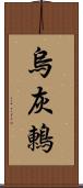 烏灰鶇 Scroll