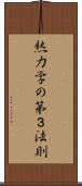 熱力学の第３法則 Scroll