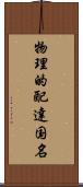 物理的配達国名 Scroll