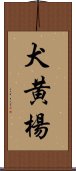 犬黄楊 Scroll