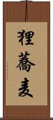 狸蕎麦 Scroll