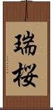 瑞桜 Scroll
