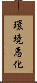 環境悪化 Scroll