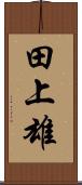 田上雄 Scroll