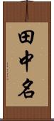 田中名 Scroll