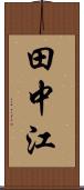 田中江 Scroll