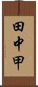 田中甲 Scroll