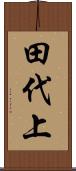 田代上 Scroll