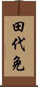 田代免 Scroll