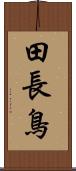 田長鳥 Scroll