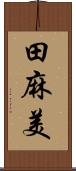 田麻美 Scroll