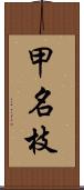 甲名枝 Scroll