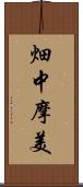 畑中摩美 Scroll