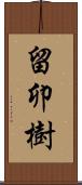 留卯樹 Scroll