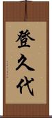 登久代 Scroll
