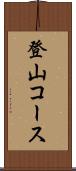 登山コース Scroll