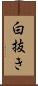 白抜き Scroll