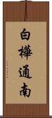 白樺通南 Scroll