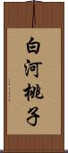 白河桃子 Scroll