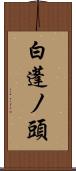 白蓬ノ頭 Scroll