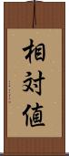 相対値 Scroll