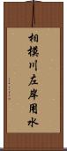 相模川左岸用水 Scroll