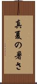 真夏の暑さ Scroll