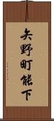 矢野町能下 Scroll