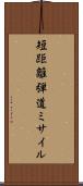 短距離弾道ミサイル Scroll