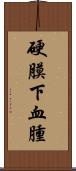硬膜下血腫 Scroll