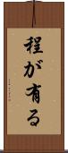 程が有る Scroll