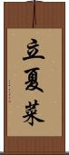 立夏菜 Scroll