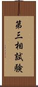 第三相試験 Scroll