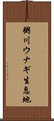 粥川ウナギ生息地 Scroll