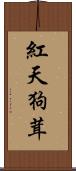 紅天狗茸 Scroll