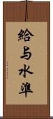 給与水準 Scroll