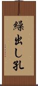 繰出し孔 Scroll
