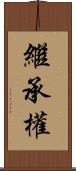 繼承權 Scroll