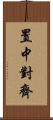 置中對齊 Scroll