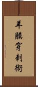 羊膜穿刺術 Scroll