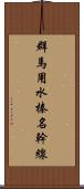 群馬用水榛名幹線 Scroll